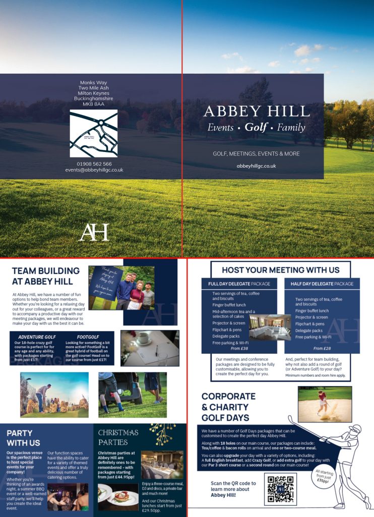 Abbey Hill - A4 Corporate Flyer