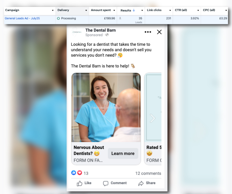 The Dental Barn - Meta Ads