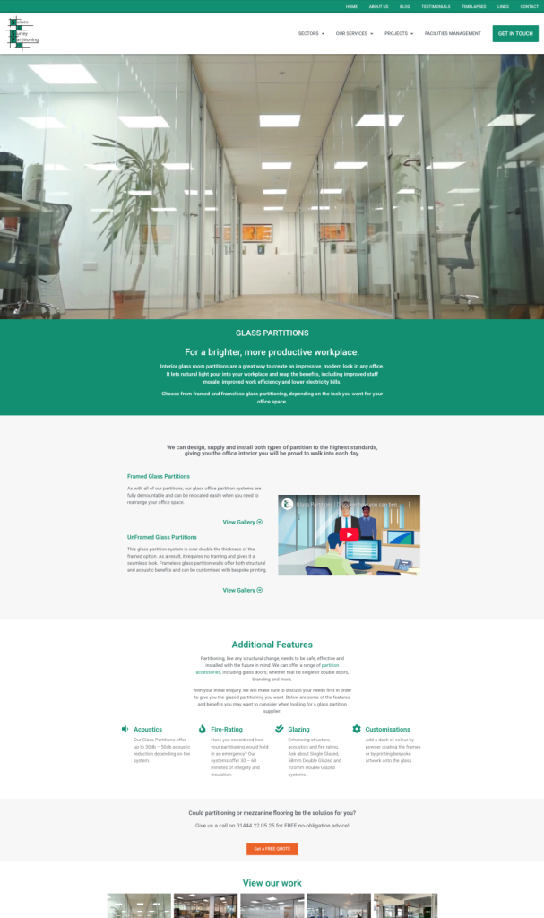 A look at a Google Ads Landing Page